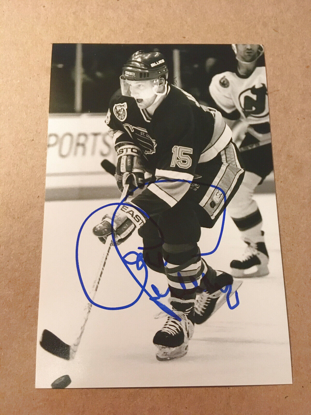 Craig Janney SIGNED autographed 4x6 Photo Poster painting ST LOUIS BLUES #4