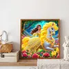 Glowing Princess Belle-Full Round Diamond Painting 40*40CM