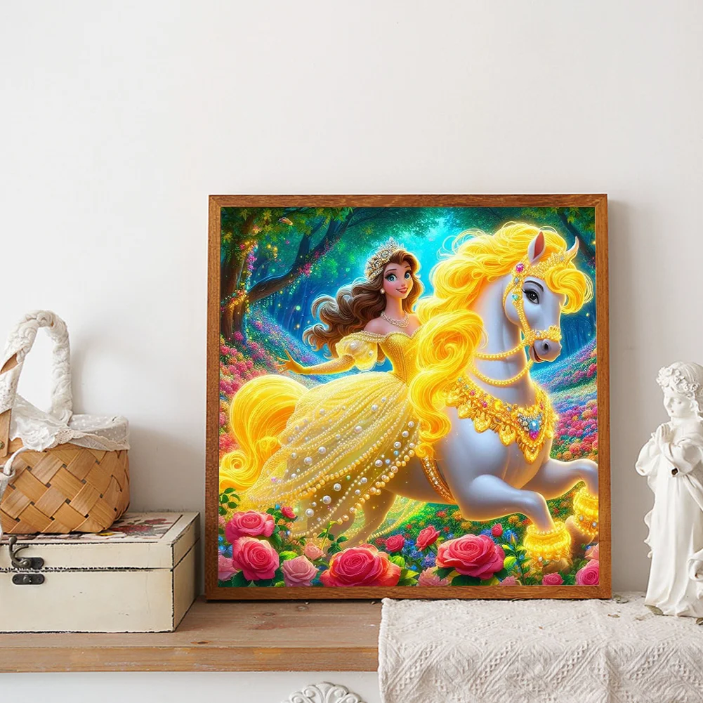 Diamond Painting - Full Round Drill - Princess Belle(Canvas|40*40cm)
