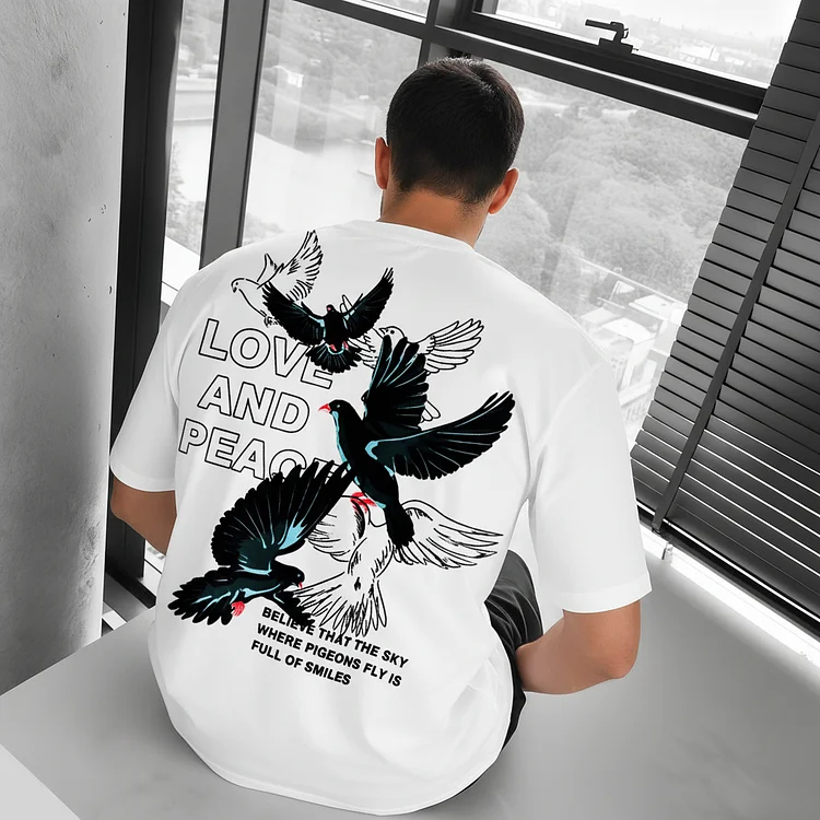 Ukiyo-e Style Art Print Casual Cotton T-Shirt