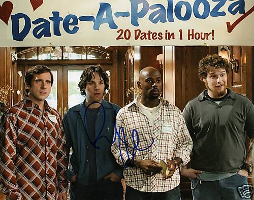 PAUL RUDD 40 YEAR OLD VIRGIN ANCHORMAN SIGNED 8X10 PIC