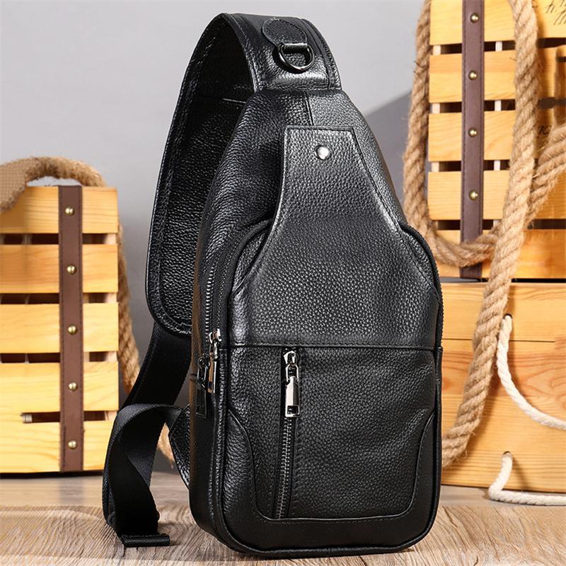 Fashion All-Match Style Casual Leather Sports Crossbody Bag