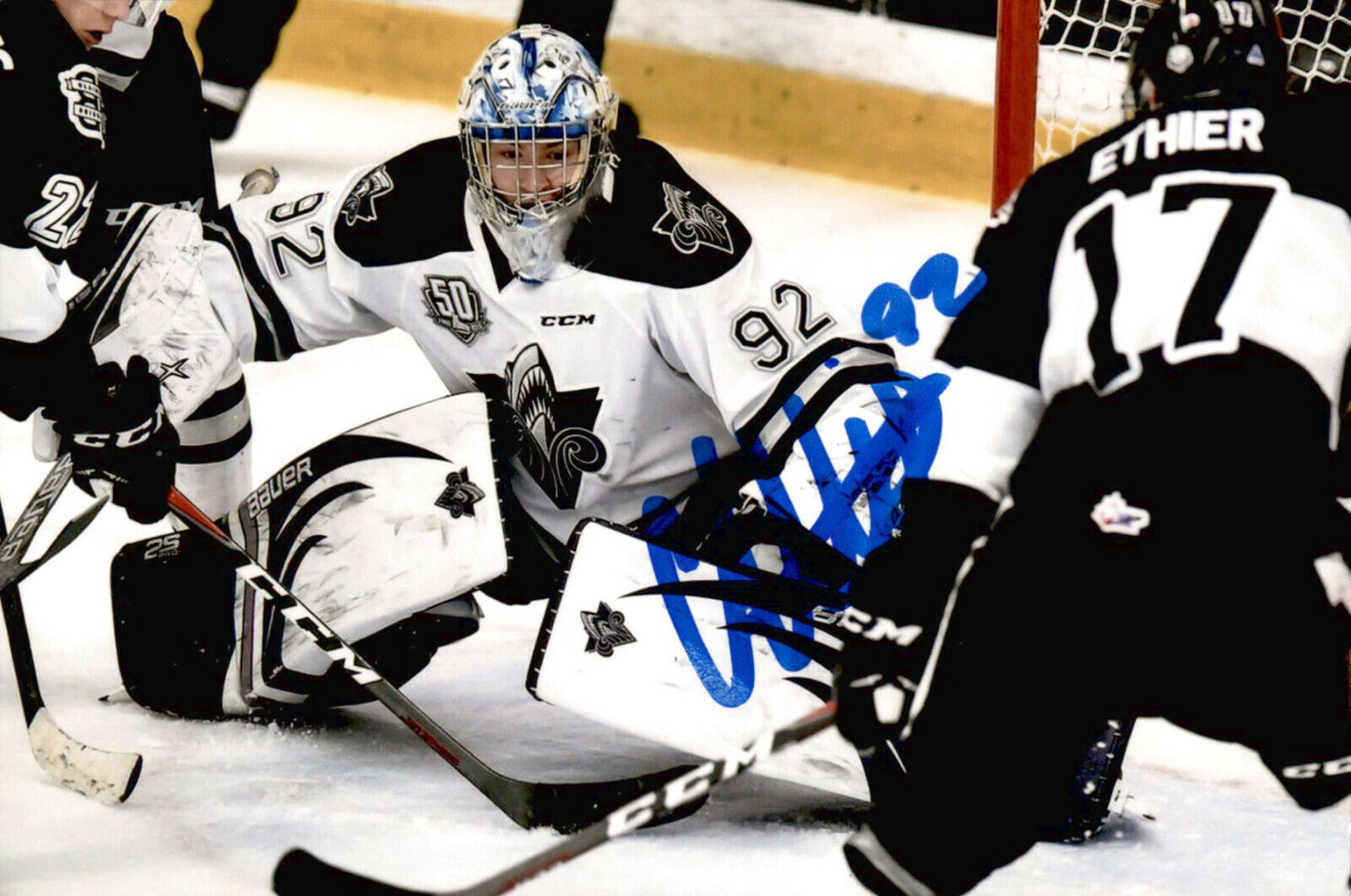 Colten Ellis SIGNED 4x6 Photo Poster painting RIMOUSKI OCEANIC / ST LOUIS BLUES