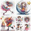 (Multi-Style) Quirky Girl-11CT Stamped Cross Stitch 40*40cm/15.75*15.75in