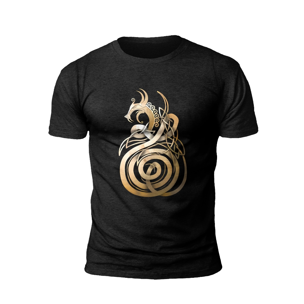 Norse Serpent: The Jormungandr Embrace T-shirt