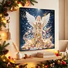 DIY Special Shape Diamond Painting Pearl Art With Inner Frame Kit 25x25cm(Christmas Angel)