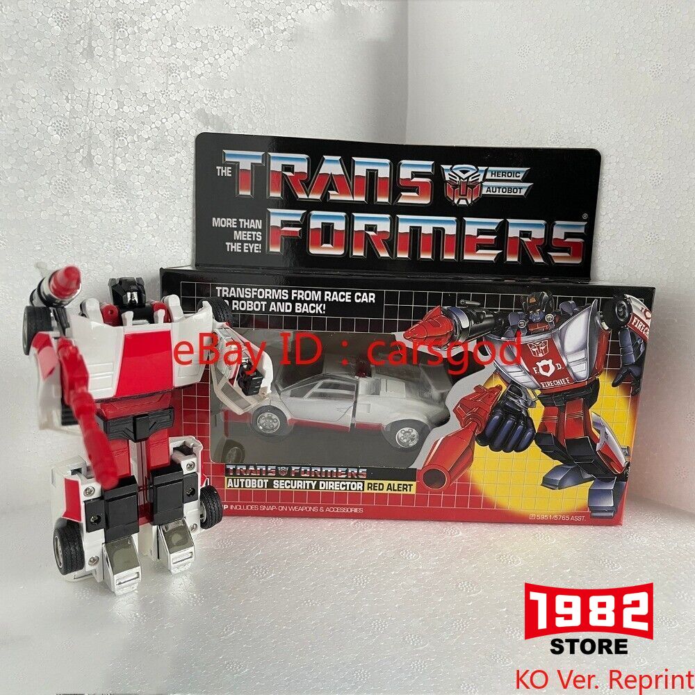 Transformers  AUTOBOT SECURITY DIRECTOR G1 Red Alert KO ver toys Action Figures