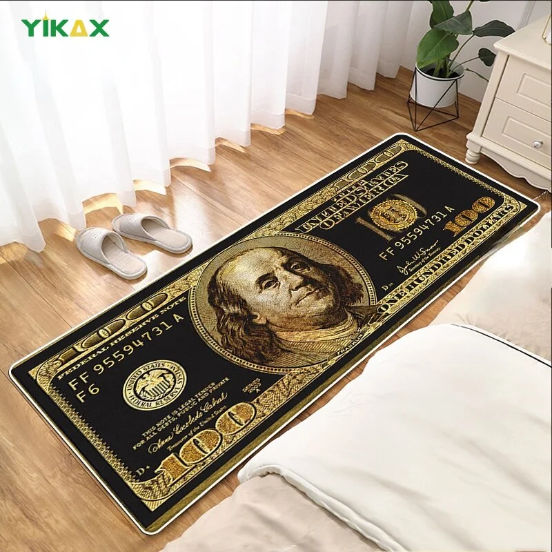 Athvotar Entrance Doormat Dollar Money Pattern Living Room Floor Rugs Home Decor Kitchen Absorbent Carpet Anti Slip Bathroom Mat 1127-0