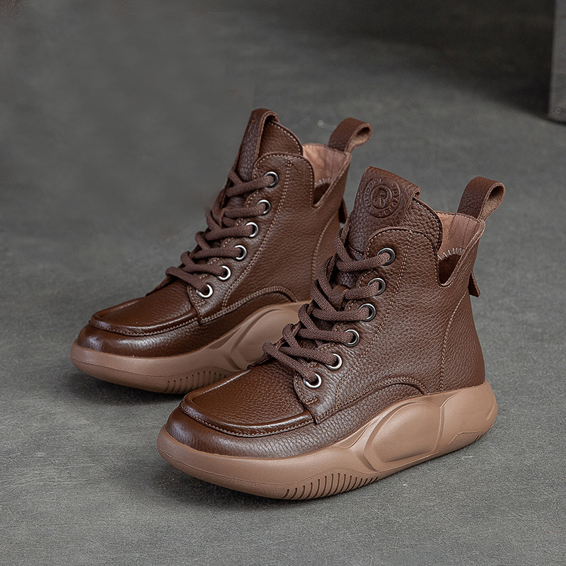 Women's High Top Thick Sole Martin Boots