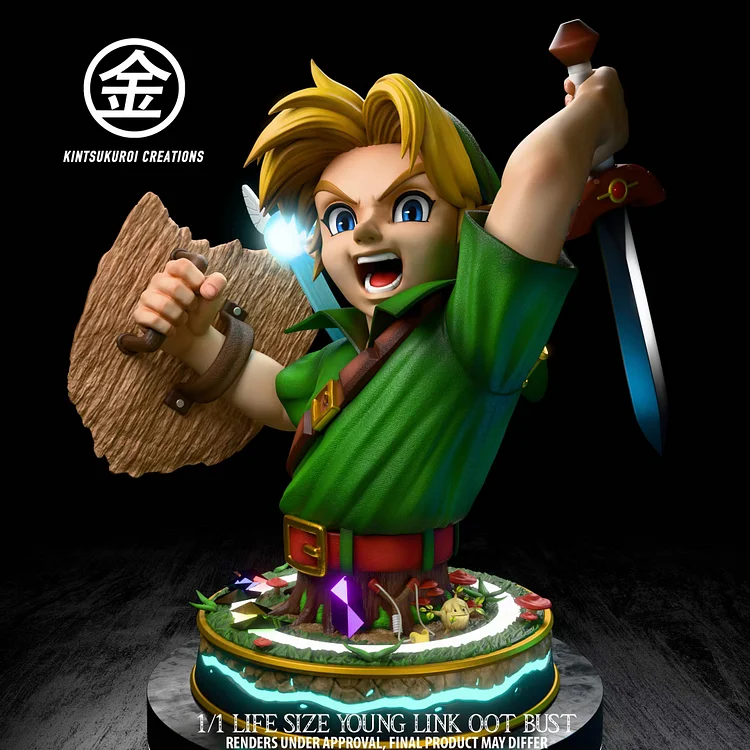 Kintsukuroi Creations Studio - Legend of Zelda Young Link Bust Statue(GK)-