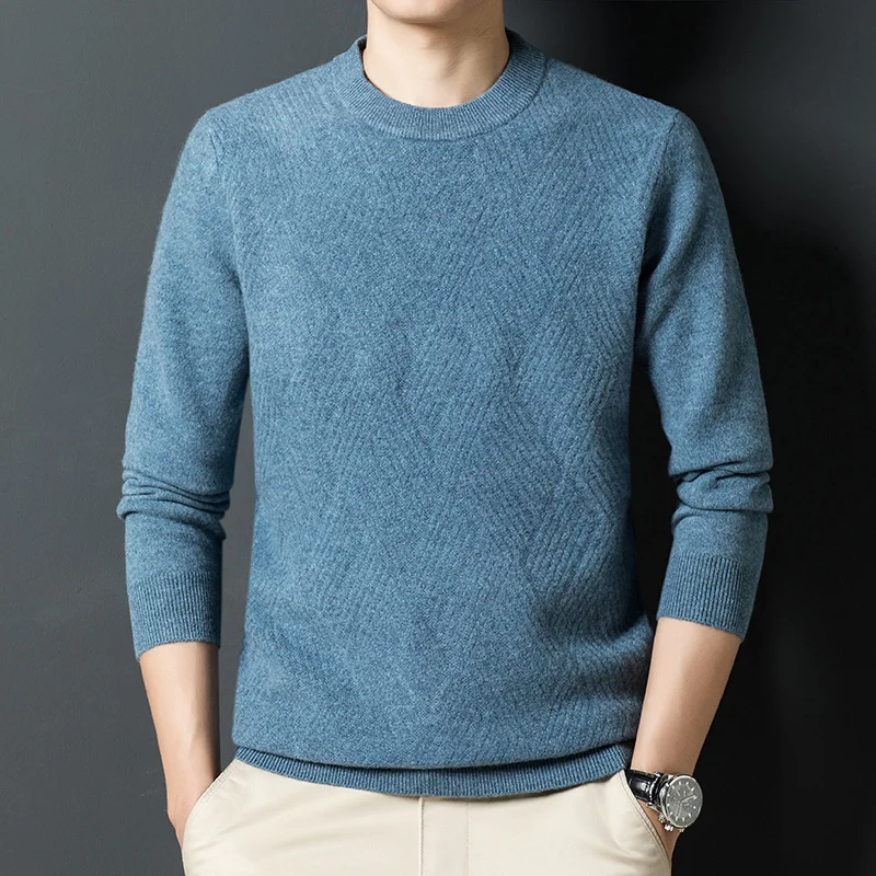 High-end Solid Wool Sweater REAL SILK LIFE