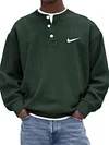 Men's Casual Loose-Fitting Crew Neck Sweatshirt