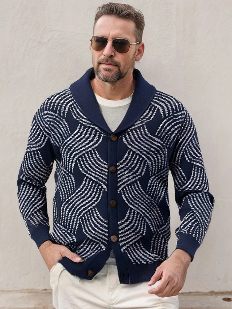 Comfy Jacquard Knit Jacket QueenFunky