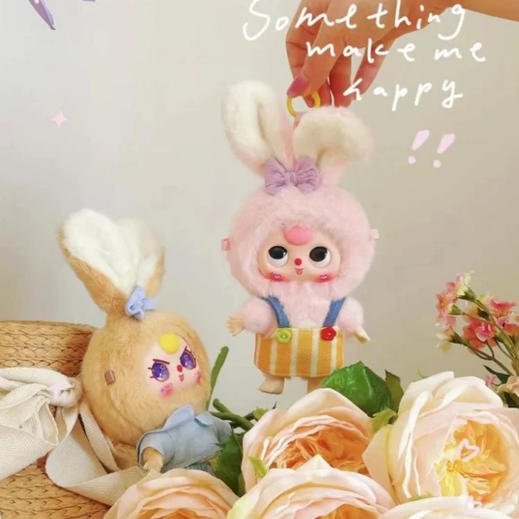 Baby Three V1 Macaron Little Rabbit Series Plush Pendant Blind Box
