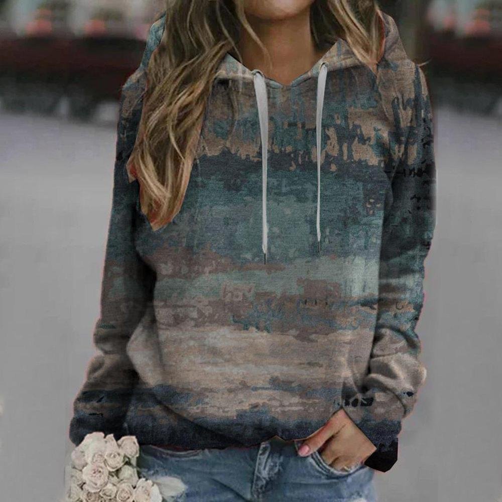Stunning Printed Long Sleeve Hoodie