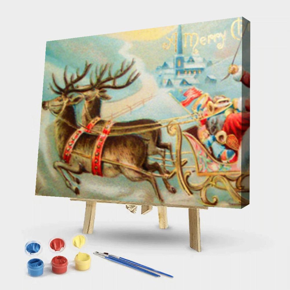 

50*40CM - Paint By Numbers - Christmas, 501 Original