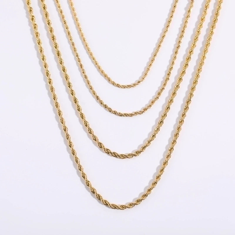 201 Stainless Steel 304 Stainless Steel Gold Plated Minimalist Plating Geometric Necklace