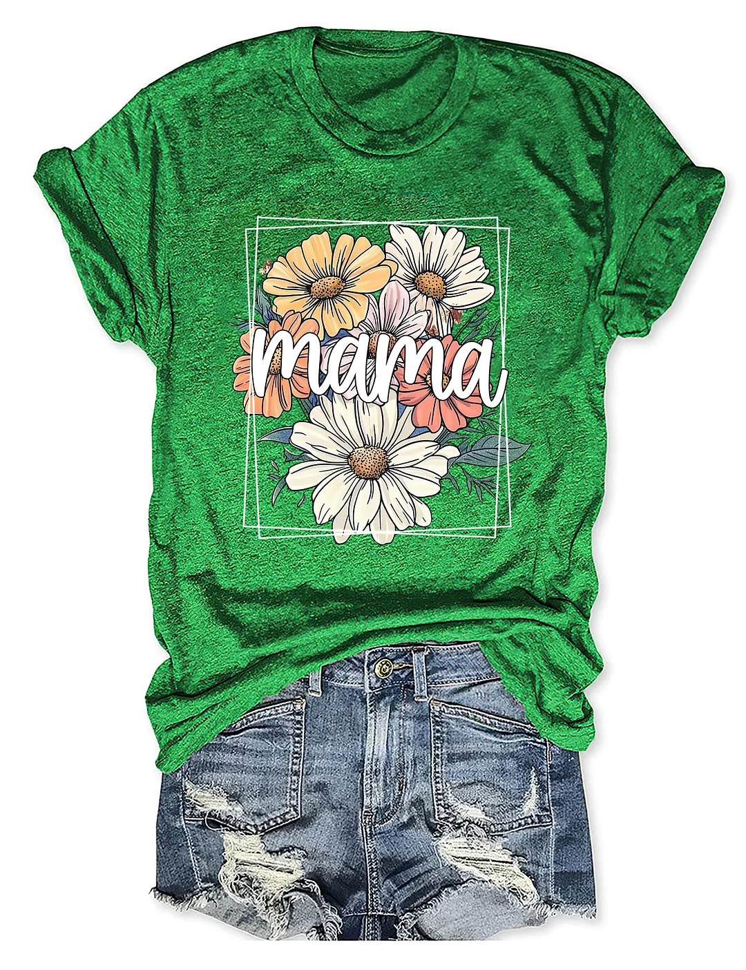  Floral Mama T-shirt