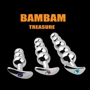 pornhint Pornhint Long Butt Plugs, Metal Anal Beads Set, Prostate Massager, Anus Stimulator Sex Toys For Men Women Gay, Mature