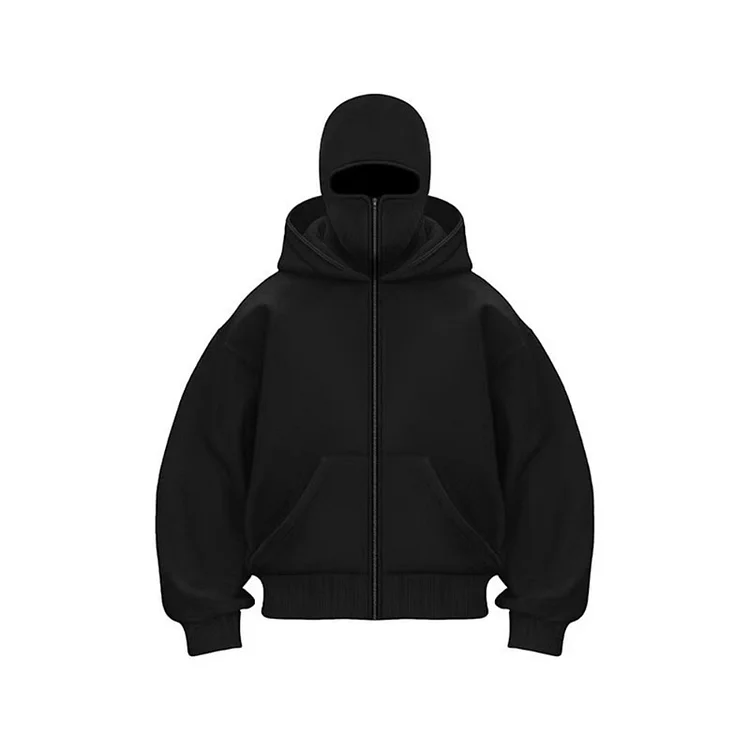 Unisex Ninja Double Layer Zipped Jacket