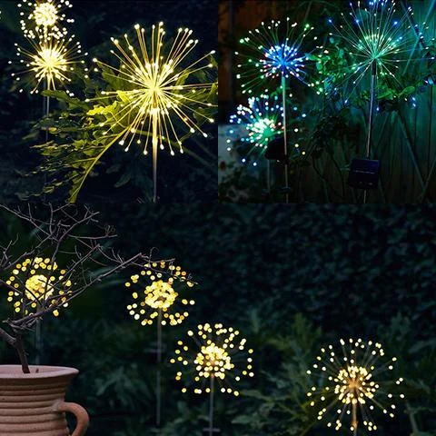 Christmas Garden Solar Fireworks Light