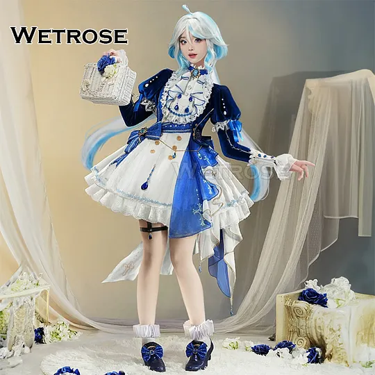 Dictionnaire du Costumeフランス語コスチューム辞典 希少？ Wetrose] Furina Focalors Genshin Impact Fanart Cosplay Doujin SR