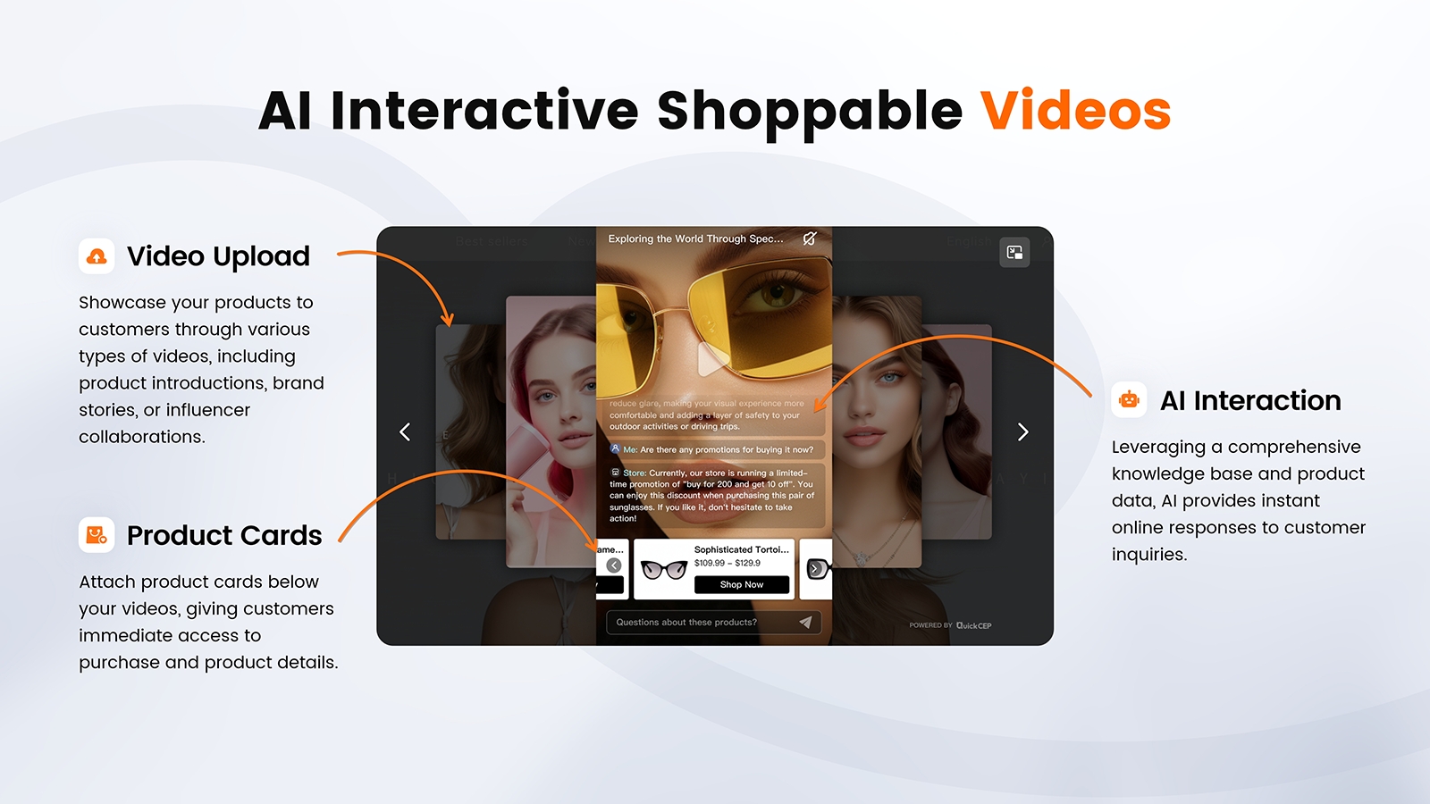 QuickCEP - AI Shoppable Videos
