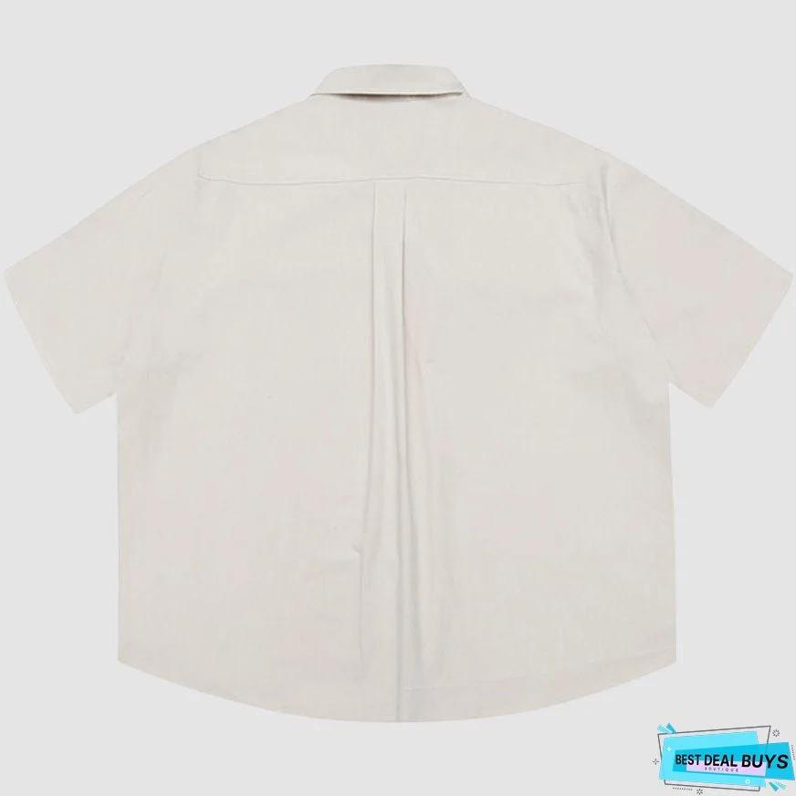 Simple Pocket Patch Shirts