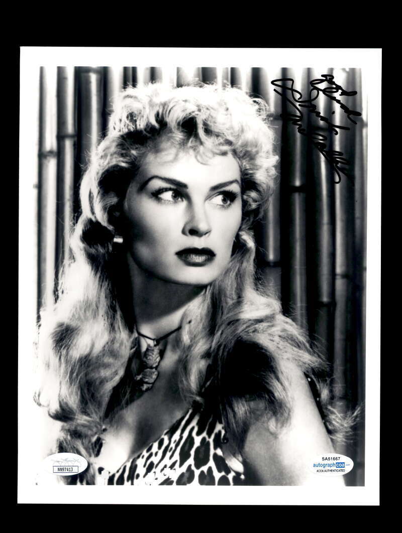 Irish McCalla JSA Coa Signed 8x10 Photo Poster painting Autograph