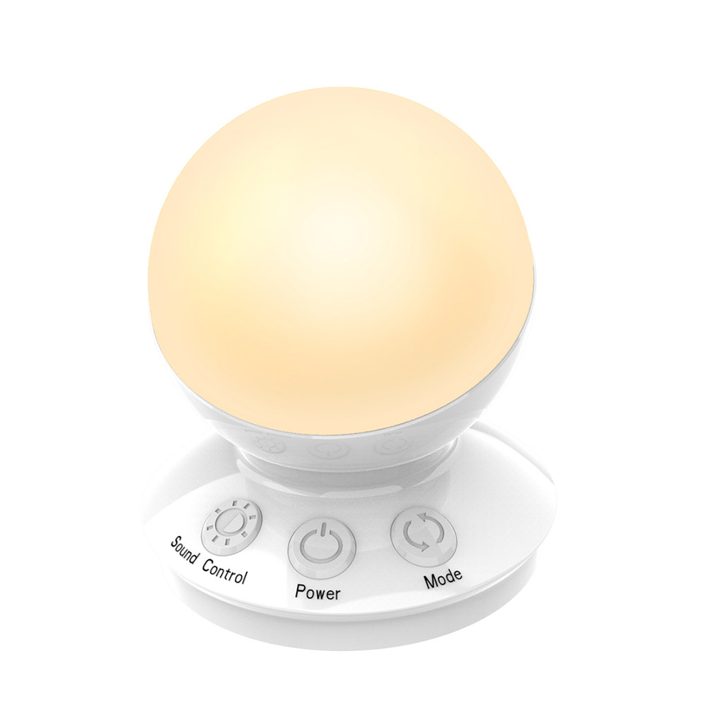 

Smart Voice-activated RGB Colorful Night Light Stepless Dimming Table Lamp, Not rechargeable, 501 Original