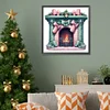 Diamond Painting -DIY Round Drill Christmas Fireplace