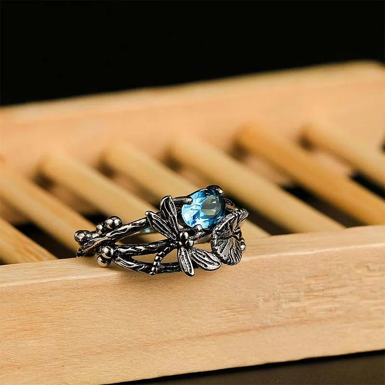 olivenorma natural protection crystal ring