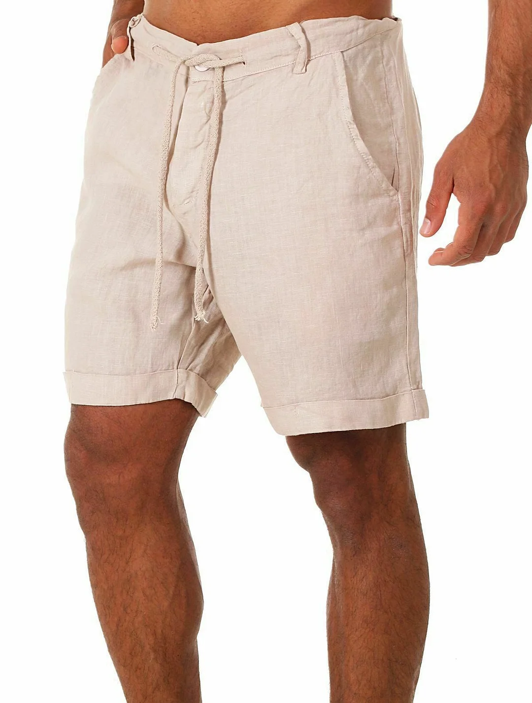 Cotton Linen Hawaiian Casual Shorts