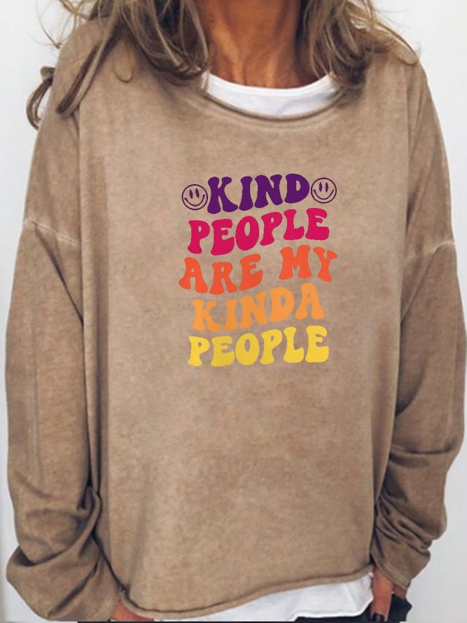 Long Sleeve Crew Neck Be Kind Sweatshirt