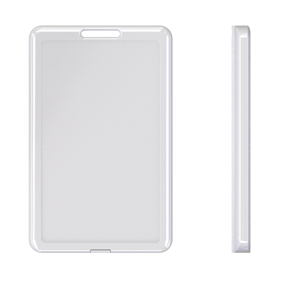 ABS+PC 87*55*7mm Waterproof RFID Smart Card Tag 2.4Ghz Active Tag Card with Battery
