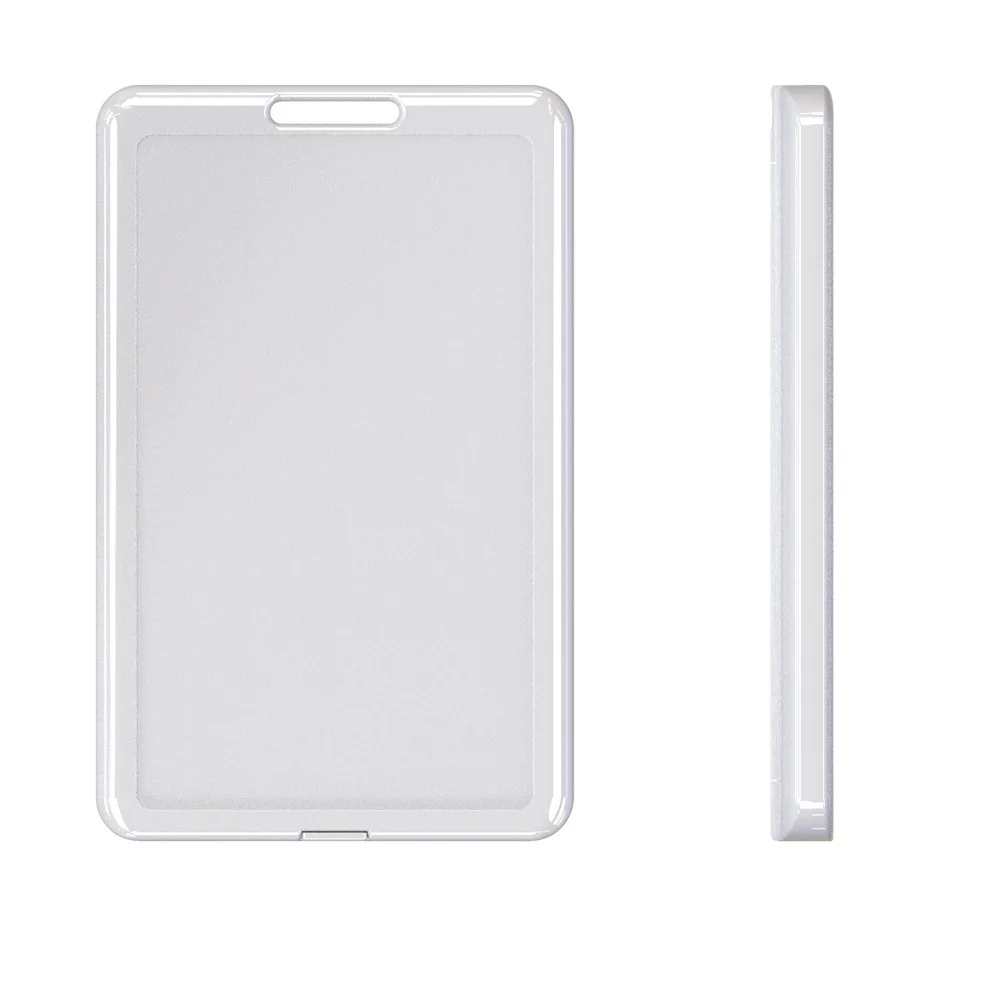 ABS+PC 87*55*7mm Waterproof RFID Smart Card Tag 2.4Ghz Active Tag Card with Battery
