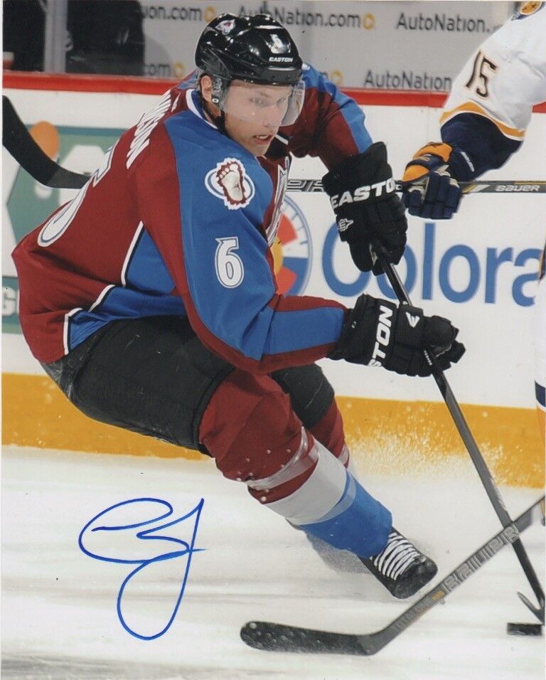 Colorado Avalanche Erik Johnson Signed Autographed 8x10 Photo Poster painting COA A