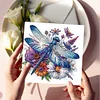 6PCS DIY Diamond Art Greeting Cards Congratulations Cards & Gifts (Dragonfly)