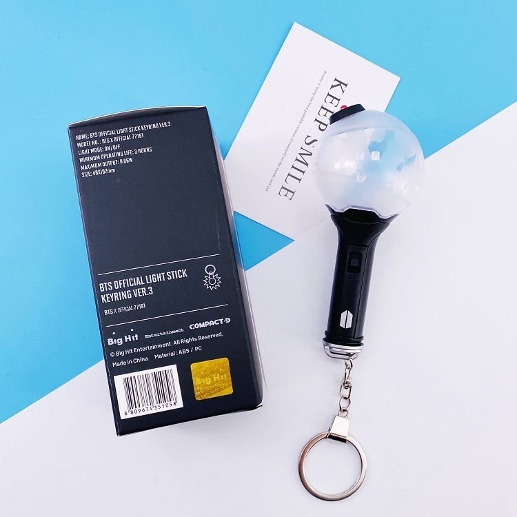 Mini BTS Lightstick Keychian