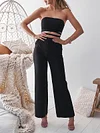 Strapless Off-The-Shoulder Jumpsuit