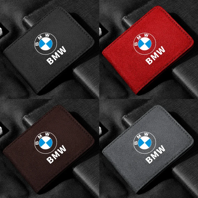Car logo driver's license leather case card holder