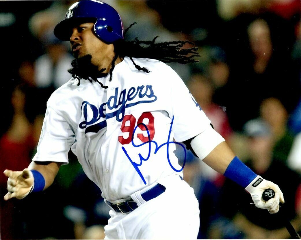 Manny Ramirez Autographed Signed 8x10 Photo Poster painting ( Dodgers ) REPRINT