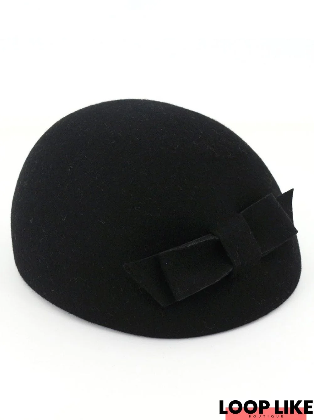 Casual British Style Vintage Wool Bow Beret Topper Banquet Party Accessories