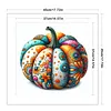 Flower Pumpkin-11CT Stamped Cross Stitch 45*45cm/17.72*17.72in