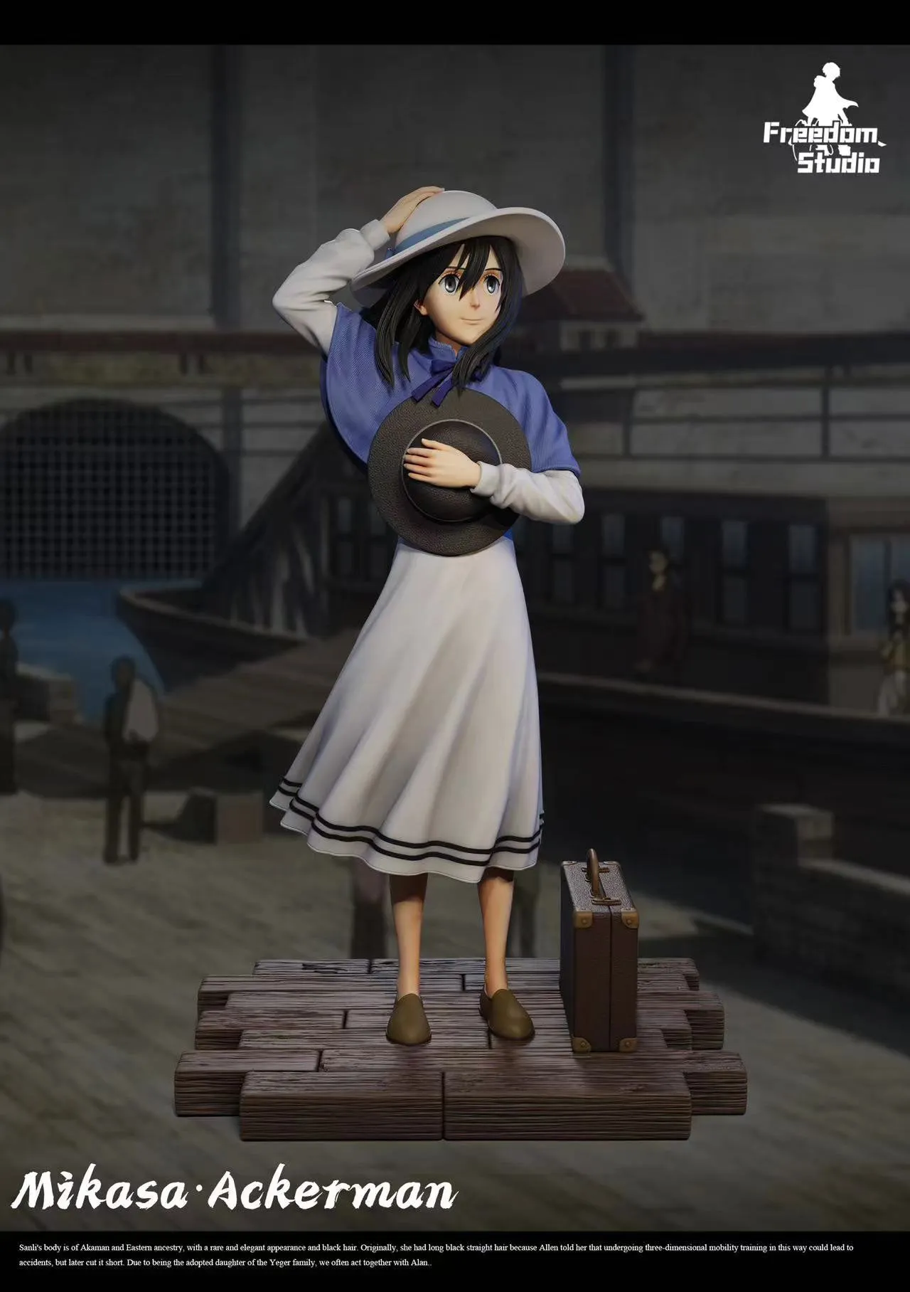 Freedom Studio Figure Childhood Series 003 Freedom Little Mikasa Ackerman - Attack On Titan ...