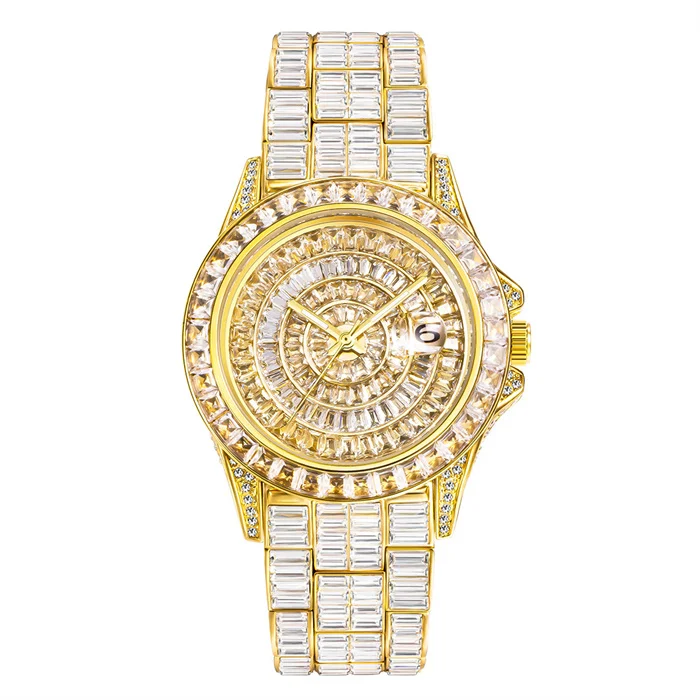Artificial Diamonds Watch #13199