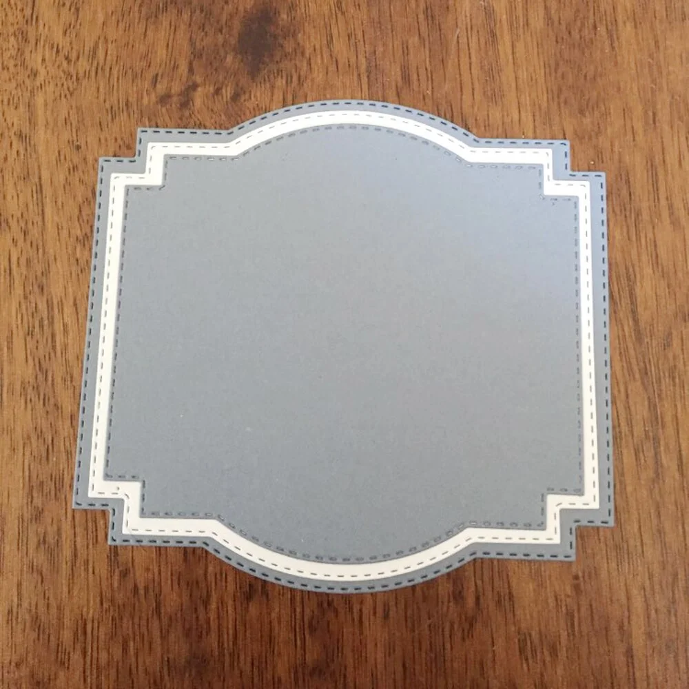 METAL CUTTING DIES cut 13pc nesting frame background Scrapbooking paper craft punch knife embossing art cutter die