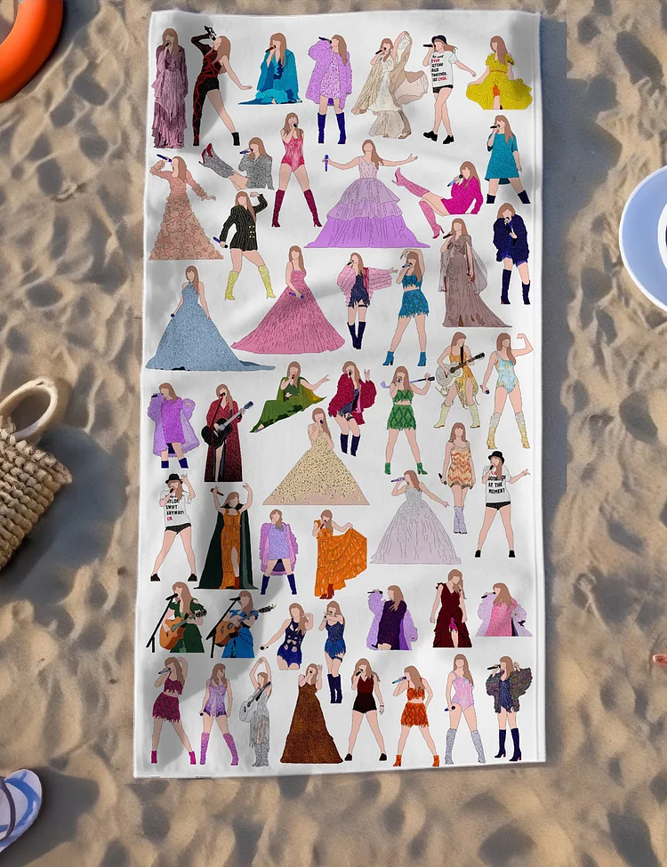 Eras Tour Beach Towel
