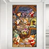Dessin Anim&eacute; Des Sept Nains Compl&egrave;te Rond Diamant Peinture 40X70CM