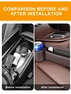 Car Seat  Organizer Leather Side Storage Box Car Seat Side Drink Phone Holder